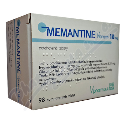 Memantine Vipharm 10mg tbl.flm. 98