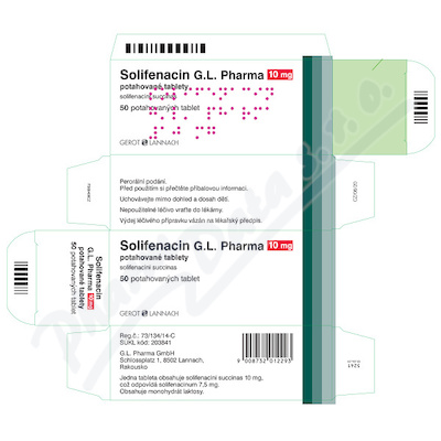 Solifenacin G.L.Pharma 10mg tbl.flm.50