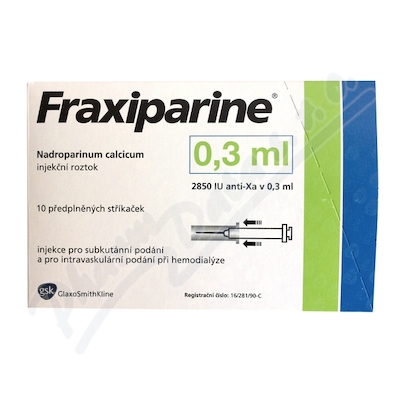 Fraxiparine 9500IU/ml inj.sol.isp.10x0.3ml
