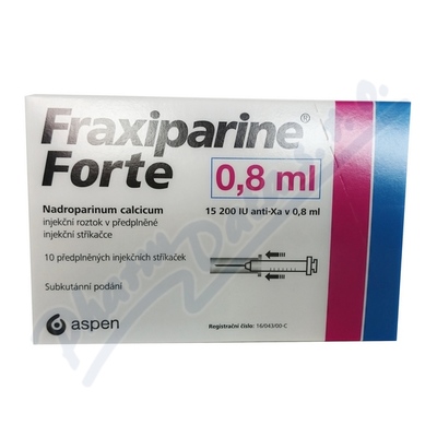 Fraxiparine Forte 19000IU/ml inj.sol.isp.10x0.8ml