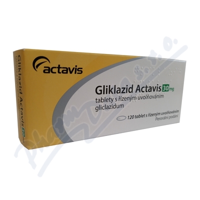 Gliklazid Actavis 30mg por tbl ret 120x30mg II