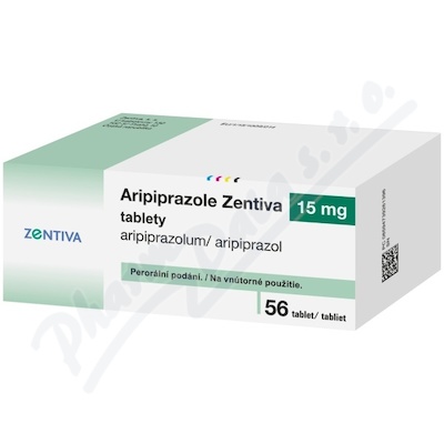 Aripiprazole Zentiva 15mg tbl.nob.56