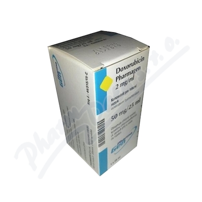 Doxorubicin Pharmagen 2mg/ml inf.cnc.sol.1x25ml