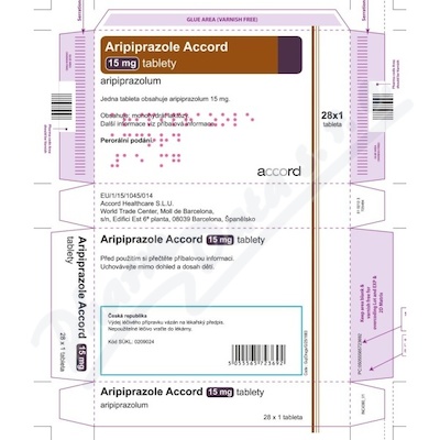 Aripiprazole Accord 15mg tbl.nob.28x1