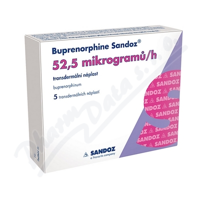 Buprenorphine Sandoz 52.5 mikrogramů/h tdr. emp. 5