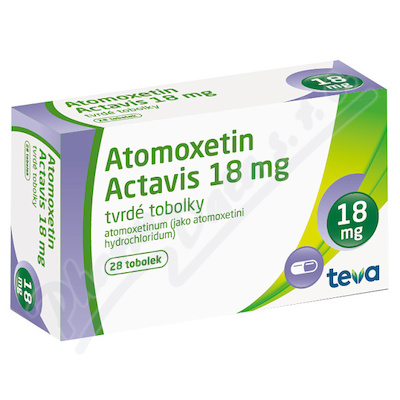 Atomoxetin Actavis 18mg cps.dur.28