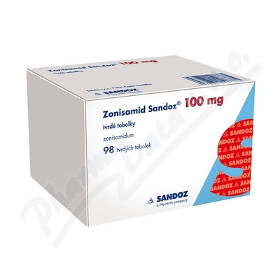 Zonisamid Sandoz 100 mg cps.dur. 98x100mg
