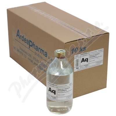 Aqua pro iniectione Ardeapharma par.lqf.10x500ml