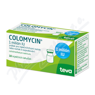 Colomycin inj.1 000000 IU inj.plv.sol.10x1MU