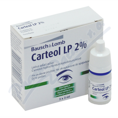 Carteol LP 20mg/ml oph.gtt.pro.3x3ml
