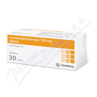 Lamotrigine Farmax 100mg tbl.nob.30