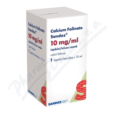 Calcium Folinate Sandoz 10mg/ml inj/inf sol.1x10ml