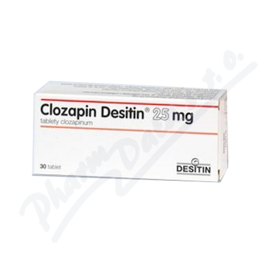 Clozapin Desitin 25mg tbl.nob.30x25mg