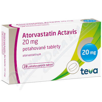 Atorvastatin Actavis 20mg tbl.flm.28