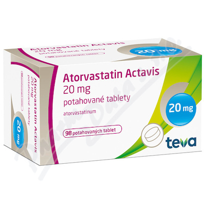 Atorvastatin Actavis 20mg tbl.flm.98