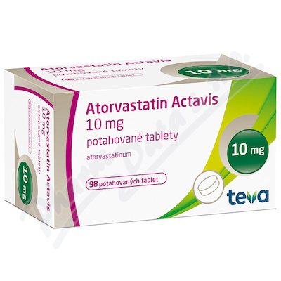 Atorvastatin Actavis 10mg tbl.flm.98