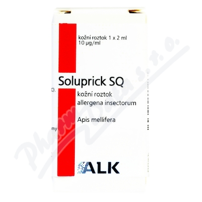 Soluprick SQ 801 Včela med.10mcg/ml drm.sol.1x2ml