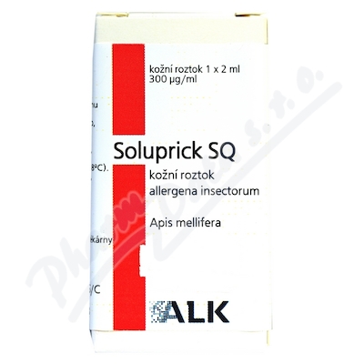 Soluprick SQ 801 Včela med.300mcg/ml drm.sol.1x2ml