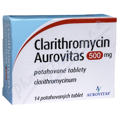 Clarithromycin Aurovitas 500mg tbl.flm.14x500mg