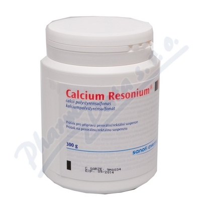 Calcium Resonium por+rct.plv.sus.300g