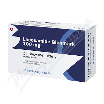 Lacosamide Glenmark 100mg tbl.flm.56