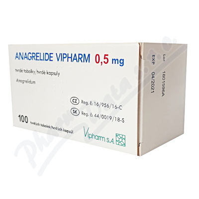 Anagrelide Vipharm 0.5mg cps.dur.100