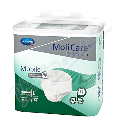 Inkontinenční kalhotky MOLICARE Mobile 5 kapek L (14ks/balení)