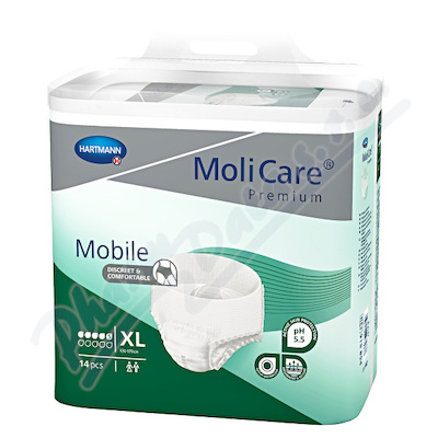 Inkontinenční kalhotky MOLICARE Mobile 5 kapek XL (14ks/balení)