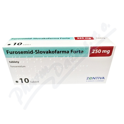 Furosemid - Slovakofarma Forte 250mg tbl.nob. 10