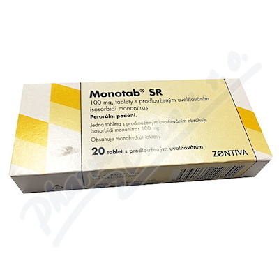 Monotab SR 100mg tbl.pro.20 (2x10)