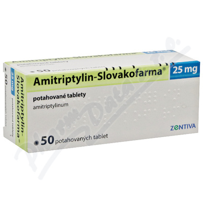 Amitriptylin Slovakofarma 25mg tbl.flm. 50