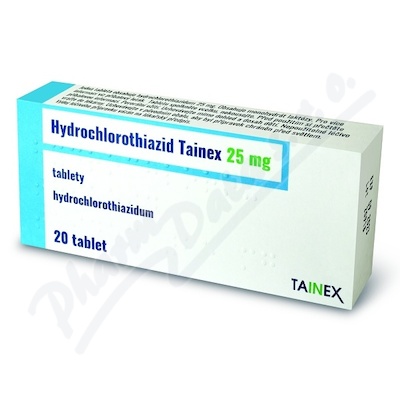 Hydrochlorothiazid Tainex 25mg tbl.nob.20x25mg