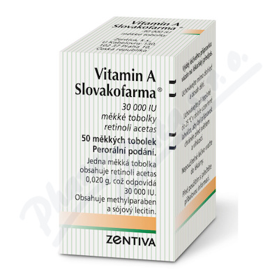 Vitamin A Slovakofarma 30000IU cps.mol.50