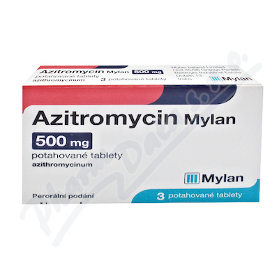Azitromycin Mylan 500mg tbl.flm.3