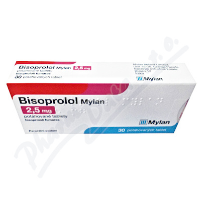 Bisoprolol Mylan 2.5mg tbl.flm. 30