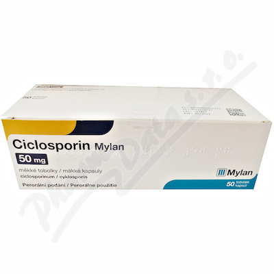 Ciclosporin Mylan 50mg cps.mol.50
