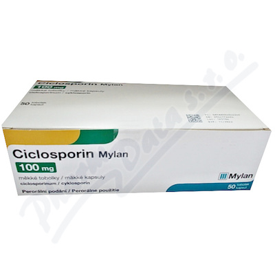 Ciclosporin Mylan 100mg cps.mol.50
