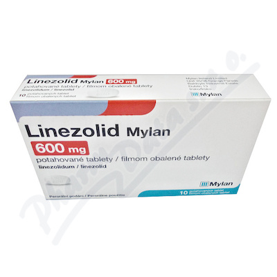 Linezolid Mylan 600mg tbl.flm.10