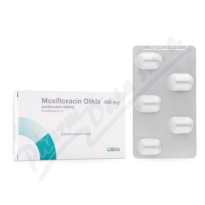 Moxifloxacin Olikla 400mg tbl.flm.5x400mg