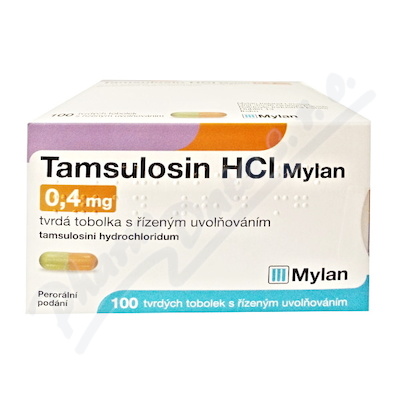 Tamsulosin HCL Mylan 0.4mg cps.rdr. 100