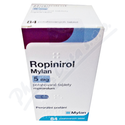 Ropinirol Mylan 5mg tbl.flm.84