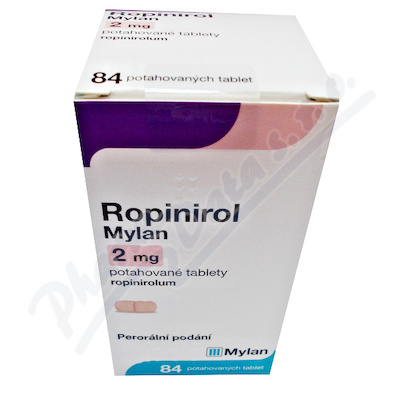 Ropinirol Mylan 2mg tbl.flm.84