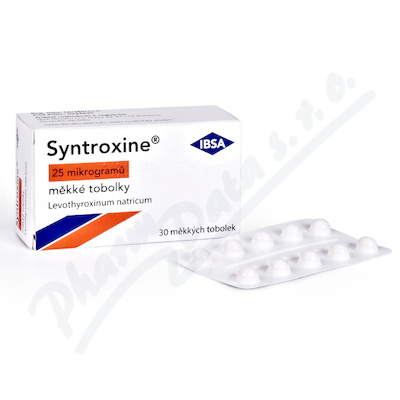 Syntroxine 25mcg cps.mol.30