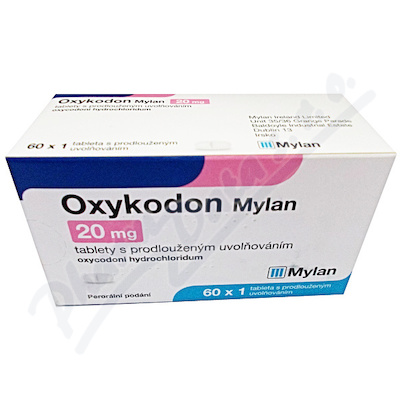 Oxykodon Mylan 20mg tbl.pro. 60x1