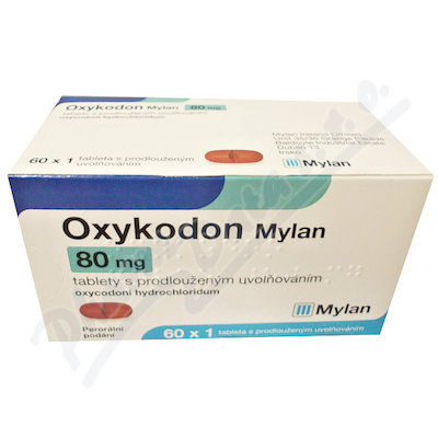 Oxykodon Mylan 80mg tbl. pro. 60x1x80mg