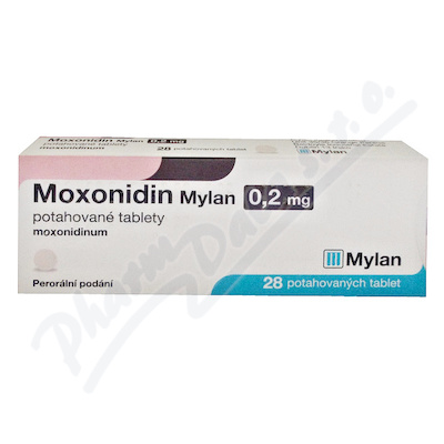 Moxonidin Mylan 0.2mg tbl.flm.28