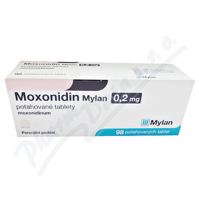 Moxonidin Mylan 0.2mg tbl.flm.98