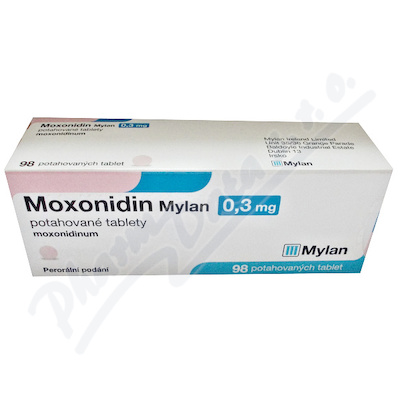 Moxonidin Mylan 0.3mg tbl.flm.98