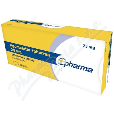 Agomelatin +pharma 25mg tbl.flm.84x25mg