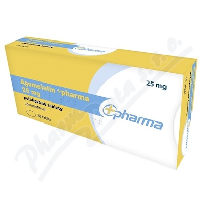 Agomelatin +pharma 25mg tbl.flm.28